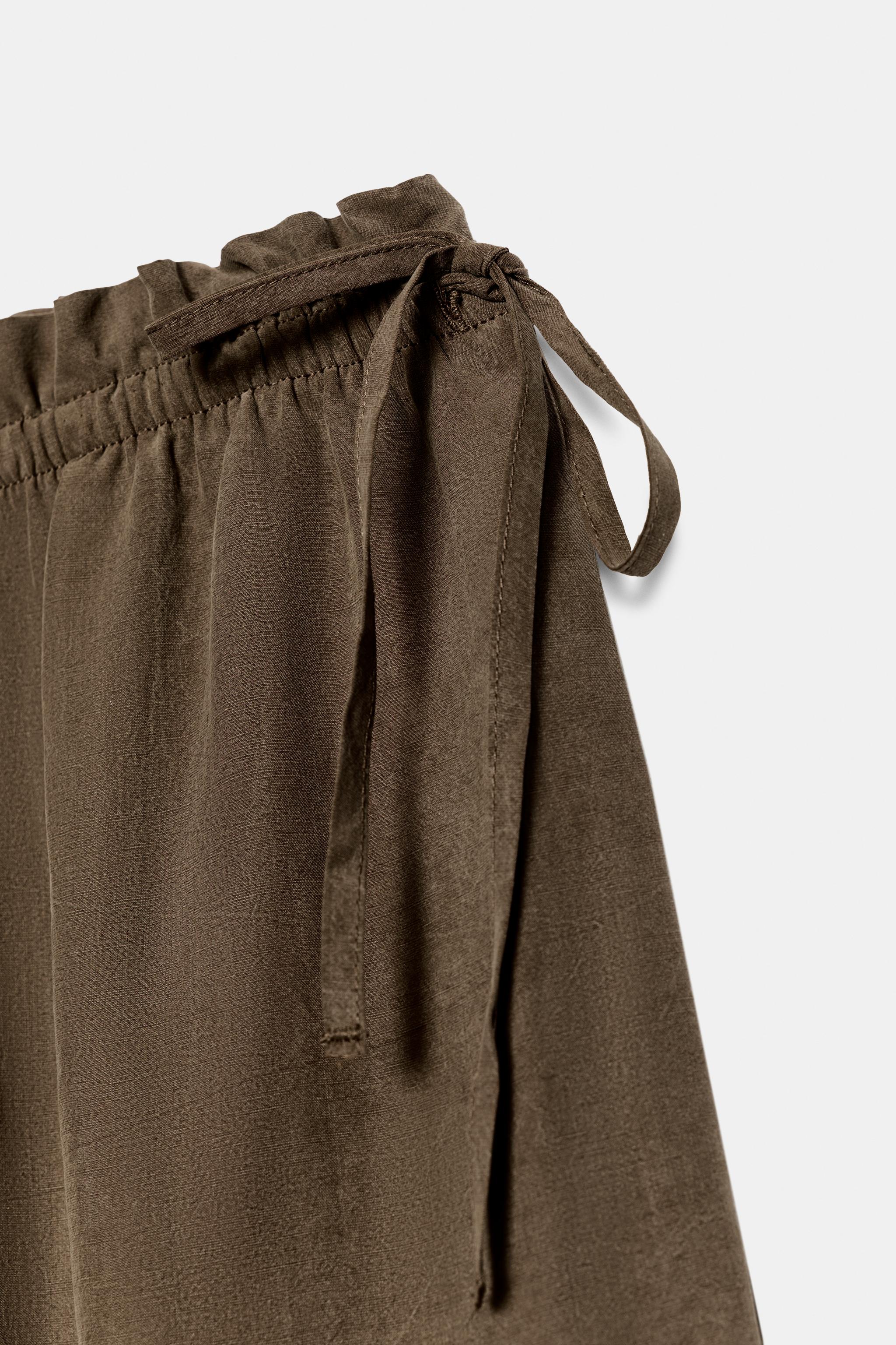 PANTALON PALAZZO NŒUD